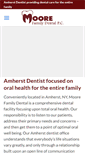 Mobile Screenshot of moorefamilydentist.com